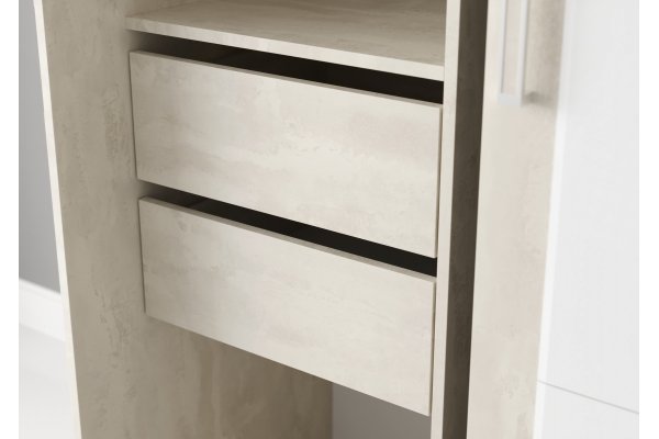 Шкаф-купе "Комфорт-12 ПРАЙМ" White Edition 2,0 м