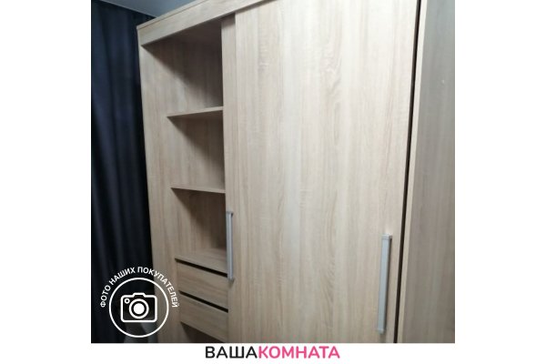 Шкаф-купе "Комфорт-12 ПРАЙМ" 1,5 м без зеркал